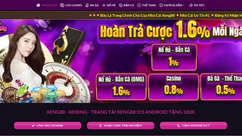 Tổng quan về thương hiệu Cổng game Xeng88