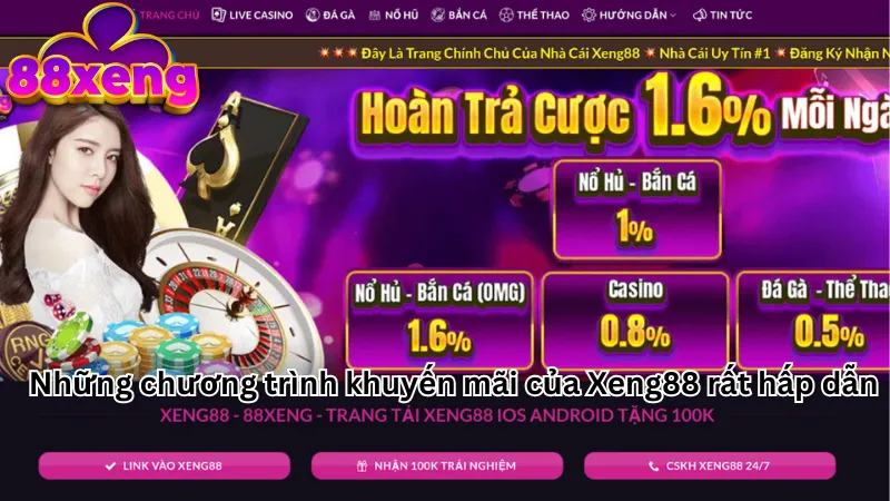 Những chương trình khuyến mãi của Xeng88 rất hấp dẫn