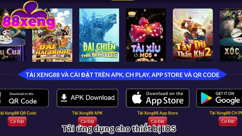 Tải ứng dụng cho thiết bị iOS